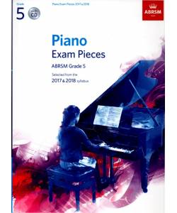 2017-2018 鋼琴考試指定曲含CD 第5級