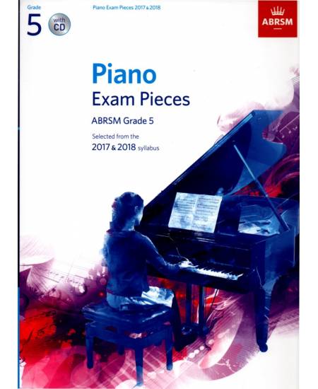 2017-2018 鋼琴考試指定曲含CD 第5級