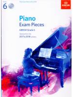 2017-2018 鋼琴考試指定曲含CD 第6級