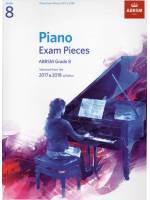 2017-2018 鋼琴考試指定曲 第8級