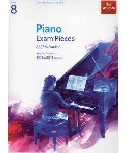 2017-2018 鋼琴考試指定曲 第8級