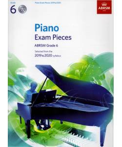 2019-2020鋼琴考試指定曲(含CD) 第6級