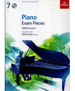 2019-2020鋼琴考試指定曲(含CD) 第7級
