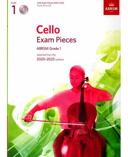 2020-2023 大提琴考曲 第1級含CD