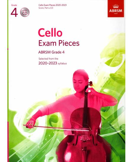 2020-2023 大提琴考曲 第4級含CD