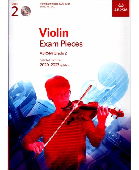 2020-2023 小提琴考試指定曲 第2級含CD