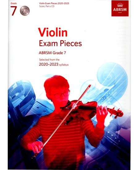 2020-2023 小提琴考試指定曲 第7級含CD