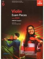 小提琴考試指定曲 第6級(2024年起)
