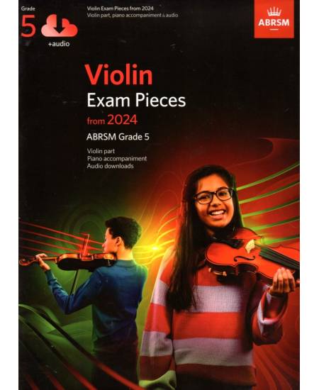 小提琴考試指定曲含音檔下載 第5級(2024年起)