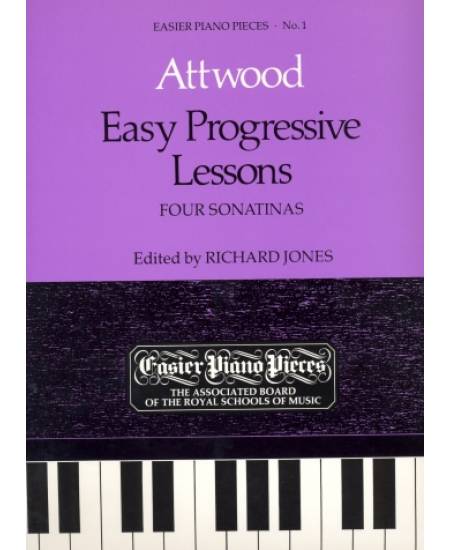 鋼琴簡易小品系列-1.Attwood  Easy Progressive Lessons Four Sonatinas