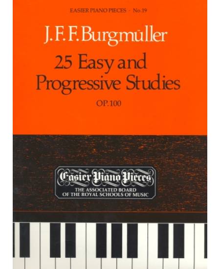 鋼琴簡易小品系列-19.J.F.F.Burgmueller  25 Easy and Progressive Studies OP.100