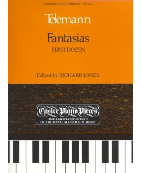 鋼琴簡易小品系列-22.Telemann  Fantasias First Dozen