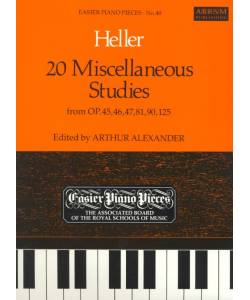 鋼琴簡易小品系列-40.Heller  20 Miscellaneous Studies from OP.45,46,47,81,90,125