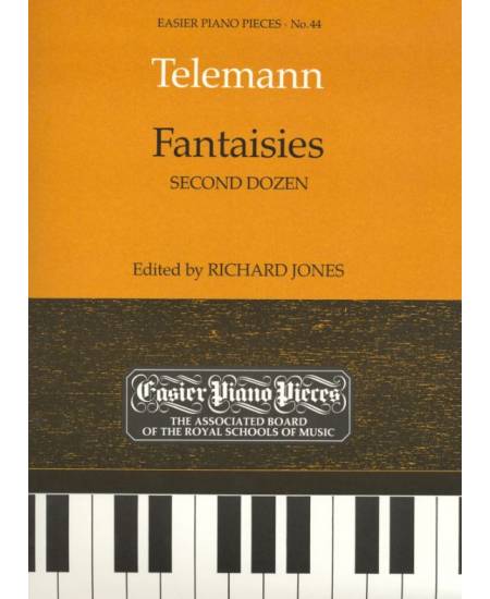 鋼琴簡易小品系列-44.Telemann  Fantaisies Second Dozen