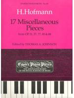 鋼琴簡易小品系列-49.H.Hofmann  17 Miscellaneous Pieces from OP.11,37,77,85 & 88