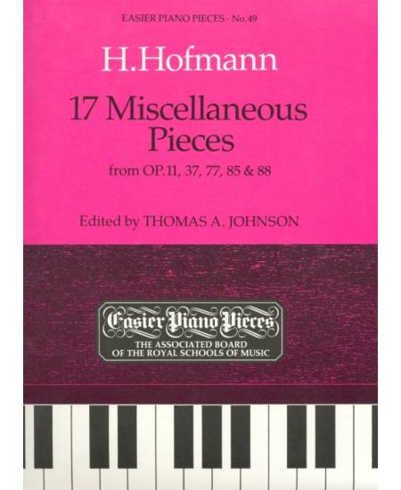 鋼琴簡易小品系列-49.H.Hofmann  17 Miscellaneous Pieces from OP.11,37,77,85 & 88
