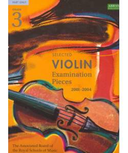 2001-2004小提琴考曲 第3級part only