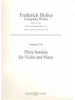 Frederick Delius Volume 31b Three Sonatas for Violin and Piano