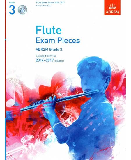 2014-2017 長笛考曲 第3級 (Score, Part & CD)