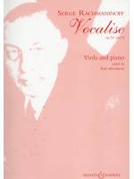 Vocalise op.34,14 : for viola andpiano