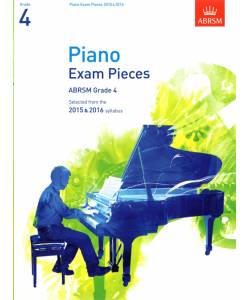2015-2016鋼琴考試指定曲 第4級