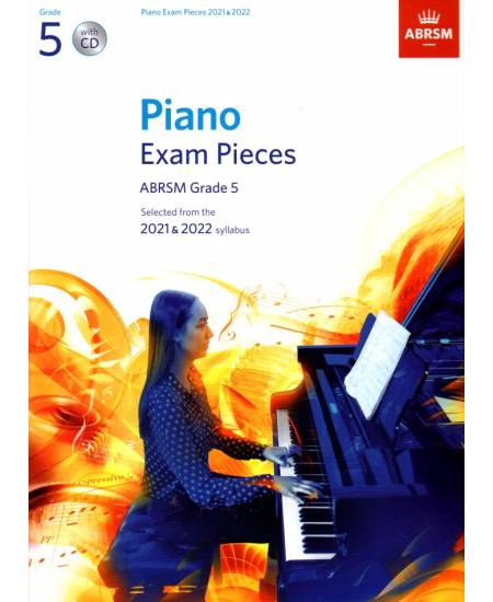 2021-2022 鋼琴考試指定曲(含CD) 第5級
