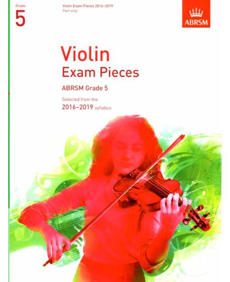 2016-2019小提琴考曲(無伴奏) 第5級