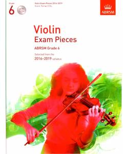 2016-2019小提琴考曲(含CD) 第6級